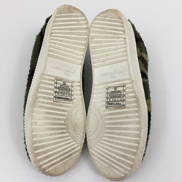 Tretorn Nylite Plus Sneakers Camo Faux Shearling Sneakers Size 6.5 - Picture 8 of 9